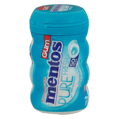 6/6ct Mentos Gum Curvy Bottle Wintergreen - 50 CT - Image 1