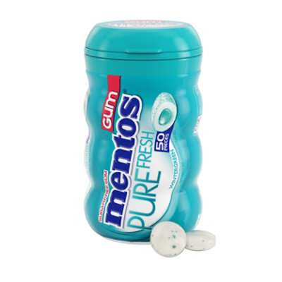 6/6ct Mentos Gum Curvy Bottle Wintergreen - 50 CT - Image 2