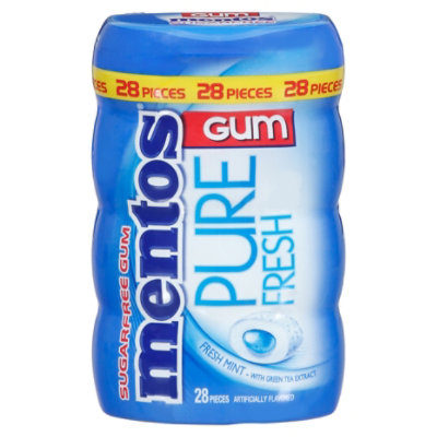 Mentos Pure Fresh Sugar-free Fresh Mint Gum - 28 CT - Image 1