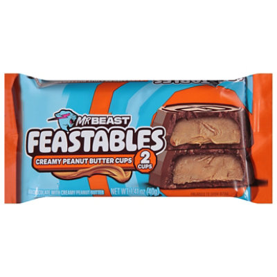 Feastables Peanut Butter Cup 2ct - 1.4 OZ - Image 2