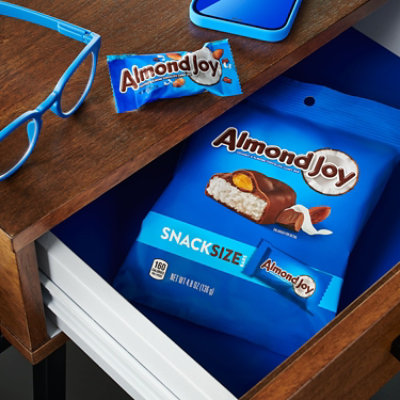 Almond Joy Milk Chocolate Coconut & Almond Snack Size Bar Peg Bag - 4.8 OZ - Image 2