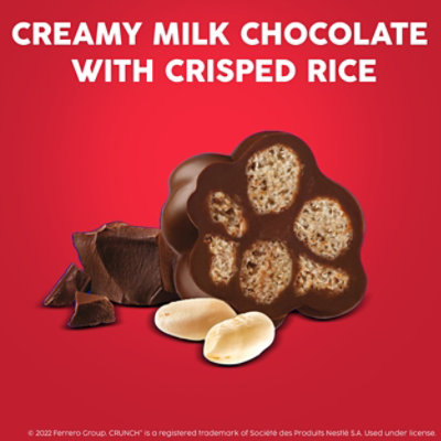 Buncha CRUNCH Milk Chocolate and Crisped Rice Movie Theater Candy - 2.8 Oz - Image 5