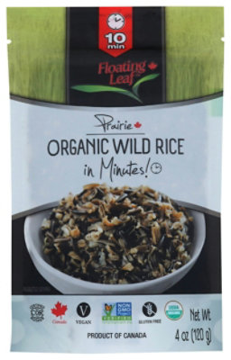 Floating Leaf Organic Wild Rice Ready 4 oz (Pack of 6) - Image 1