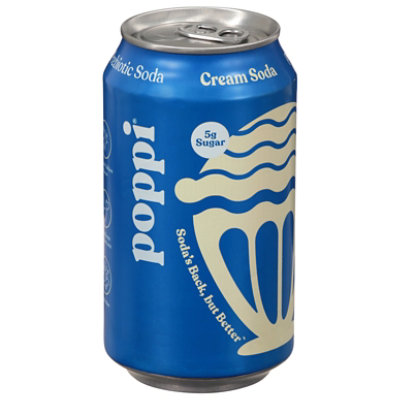 Poppi Prebiotic Cream Soda 12fz - 12 FZ - Image 1