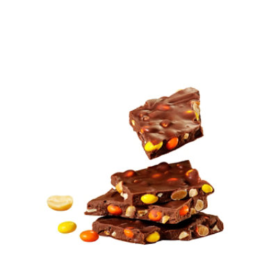 Reeses Pieces Bark Chocolate Candy Pieces With Salted Peanuts - 3.1 OZ - Image 3