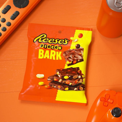 Reeses Pieces Bark Chocolate Candy Pieces With Salted Peanuts - 3.1 OZ - Image 5