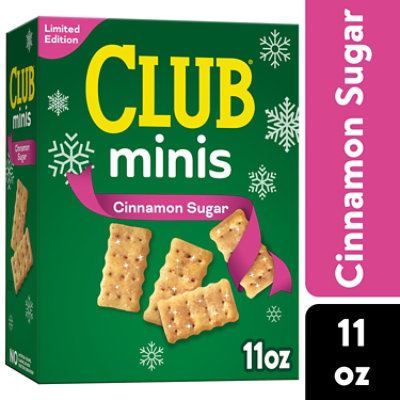 Club Mini Crackers Cinnamon Sugar 11oz - 11 OZ - Image 1