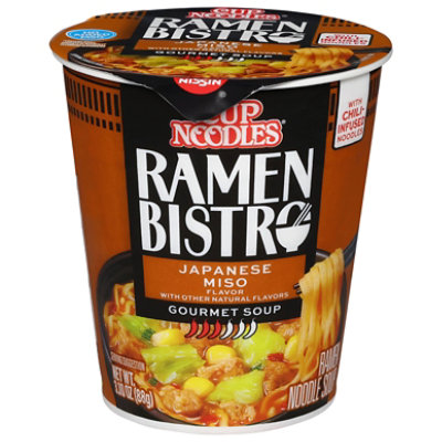 Nissin Cup Noodles Ramen Bistro Japanese Miso Unit 3.1oz - 3.1 OZ - Image 2