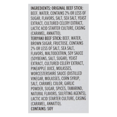 Jack Links Duos Original & Teriyaki Beef Stick 1.84oz - 1.84 OZ - Image 4