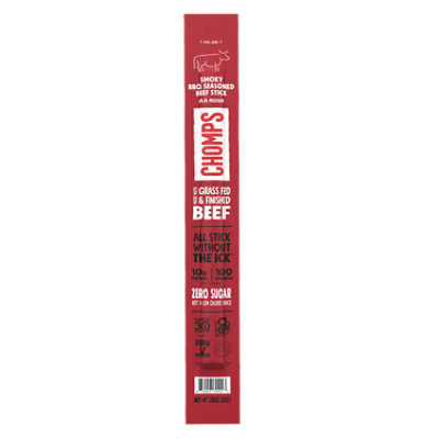 Chomps Smoky Bbq Beef Stick 1.15oz - 1.15 OZ - Image 1