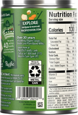 Pacific Foods Organic Curry Potato And Vegetable Soup - 16.3 OZ - Image 5