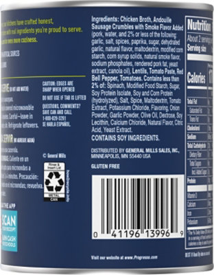 Progresso Protein Tomato Sausage & Lentil Soup - 19 OZ - Image 5