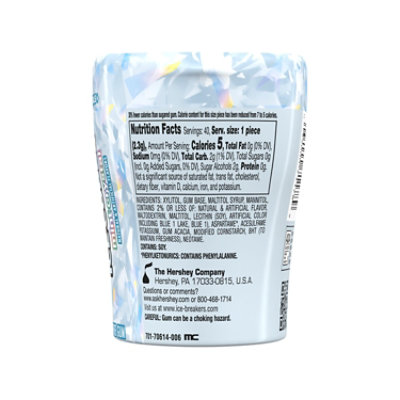 Ice Breakers Ice Cubes Crystal Spring Flavored Gum Bottle Pack - 3.24 OZ - Image 2