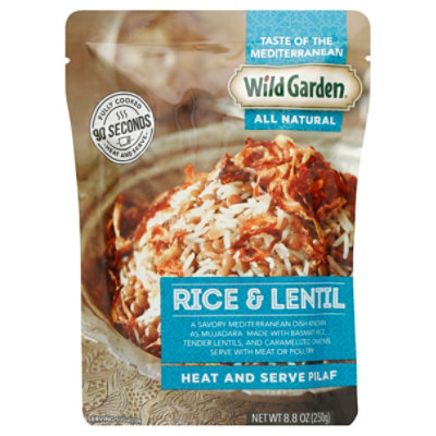 Wild Garden Pilaf Rice & Lentil 8.8 oz (Pack of 6) - Image 1