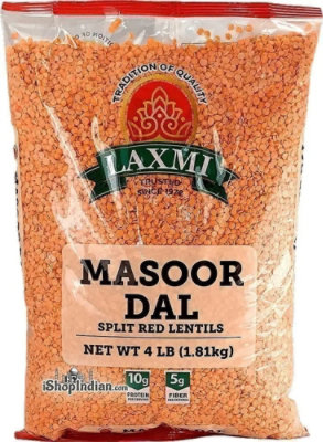 Laxmi Masoor Dal - 4 lbs - Image 1