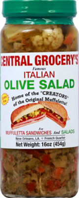 Central Grocery Olive Salad - 6 Packs Total (16 oz Per Pack) - Image 1
