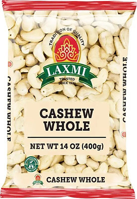 Laxmi Cashew Whole - 14 oz - Image 1