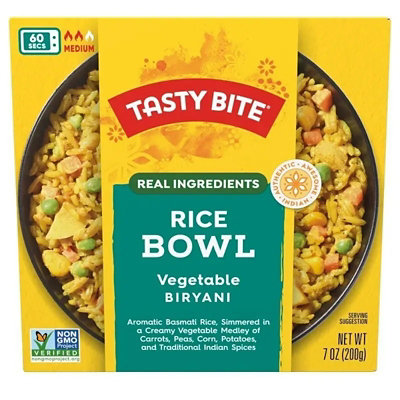 Tasty Bite Rice Bowl - Vegetable Biryani - Image 1