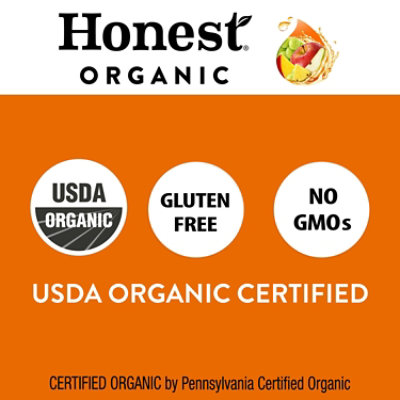 Honest Kids Juice Drink Orange Twisted Tropical Tango Organic - 6.75 Fl. Oz, 8 per Pack (4 Packs Total) - Image 1