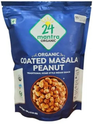 24 Mantra Organic Coated Masala Peanut - Image 1