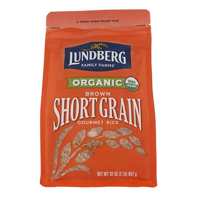 Lundberg Heirlooms Rice Organic Brown Short Grain Gluten Free - 32 oz (Pack of 6) - Image 1