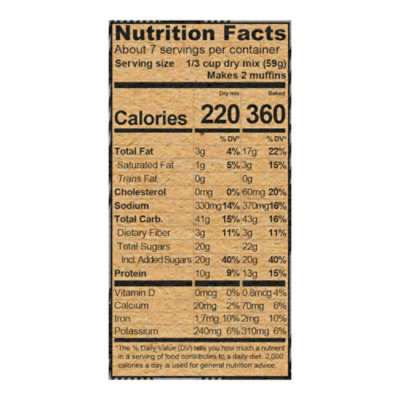 Kodiak Protein-Packed Muffin Mix - Chocolate Chip - 6 Packs Total (14 oz Per Pack) - Image 2