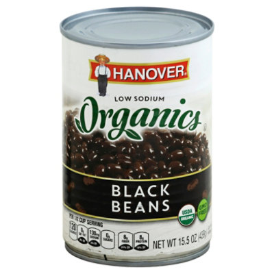 Hanover Bean Black Low Sodium 15.5 Oz (Pack of 12) - Image 1