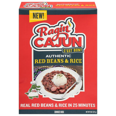Ragin Cajun Entree Red Beans And Rice 8 Oz (Pack of 6) - Image 1