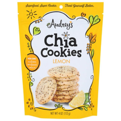 Audreys-Cookie Chia Lemon -6Pack - Image 1