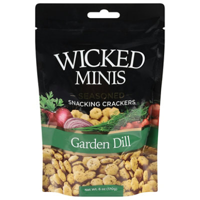 Wicked Mix Crackers Oystr Garden Dill 6 oz (Pack of 6) - Image 1