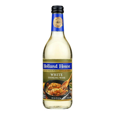 Holland House White Cooking Wine - 16 Fl. oz (Pack of 12) - Image 1
