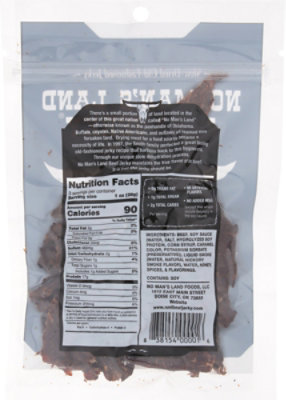 No Man's Land Beef Jerky Mild - 3 OZ - Image 6