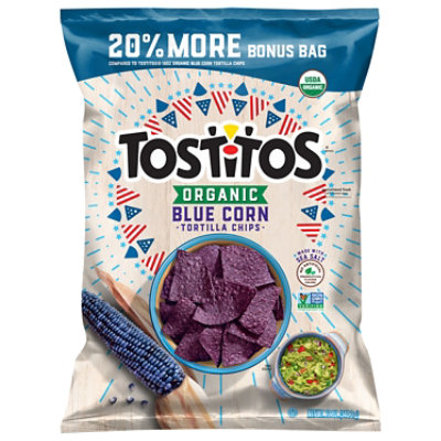 Tostitos Blue Corn Organic 12oz - 12 OZ - Image 1