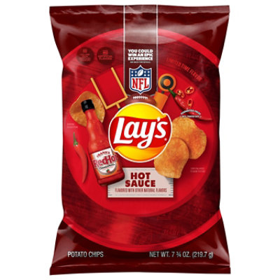 Lay's Hot Sauce Potatoe Chips - 7.75 Oz - Image 2
