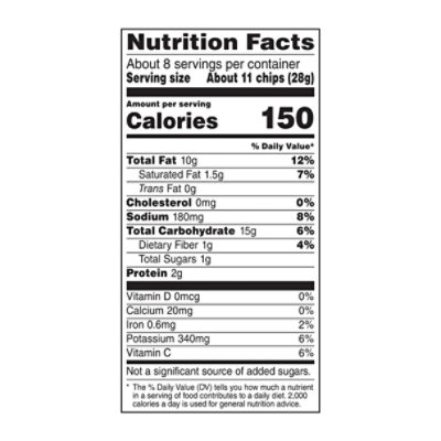 Lay's Wavy Loaded Nachos Potatoe Chips - 7.5 Oz - Image 3