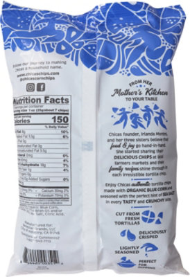 Chicas Tortilla Chips Blue Corn 10oz - 10 OZ - Image 5