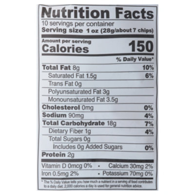 Chicas Tortilla Chips Blue Corn 10oz - 10 OZ - Image 3