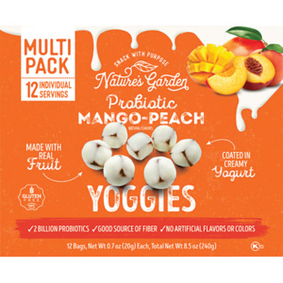 Natures Garden Probiotic Mango Peach Yoggies 12 Count .7 Ounce - 12 CT - Image 5
