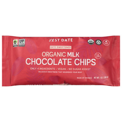Just Date Chocolate Chip Milk Date Sweetened - 7 OZ - Image 2