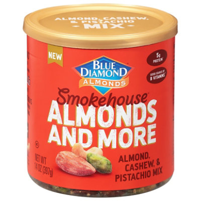 Blue Diamond Deluxe Mixed Nut Smokehouse 14oz - 14 OZ - Image 1