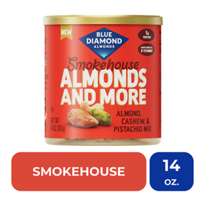 Blue Diamond Deluxe Mixed Nut Smokehouse 14oz - 14 OZ - Image 2