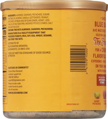 Blue Diamond Deluxe Mixed Nut Honey Roasted 14oz - 14 OZ - Image 5