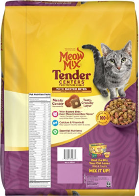 Meow Mix Tender Centers Basted Bites Chicken & Tuna - 14.2 LB - Image 5