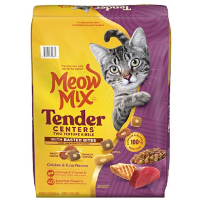 Meow Mix Tender Centers Basted Bites Chicken & Tuna - 14.2 LB - Image 1