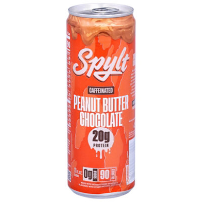 Spylt Caffeinated Milkshake Peanut Butter Chocolate 11fz - 11 FZ - Image 1