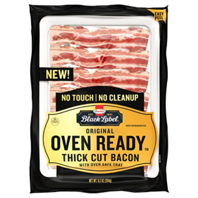 Hormel Black Label Oven Ready Thick Cut Bacon 9.3 Oz - 9.3 OZ - Image 2