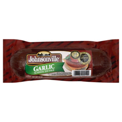 Johnsonville Garlic Summer Sausage 12 Oz - 12 OZ - Image 1