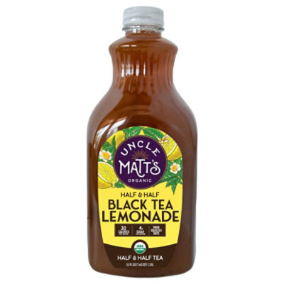 Uncle Matts Organic Tea Half & Half Black Lemon - 52 FZ - Image 1