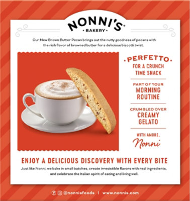 Nonnis Biscotti Brown Butter Pecan 8ct - 8 CT - Image 5