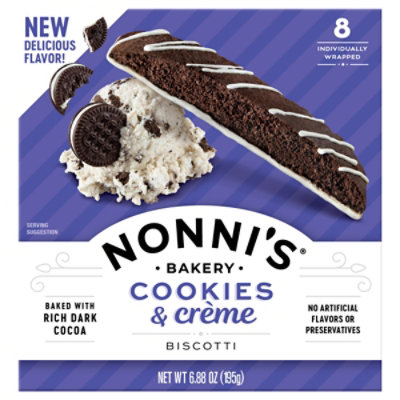 Nonnis Biscotti Cookies & Creme 8ct - 8 CT - Image 2